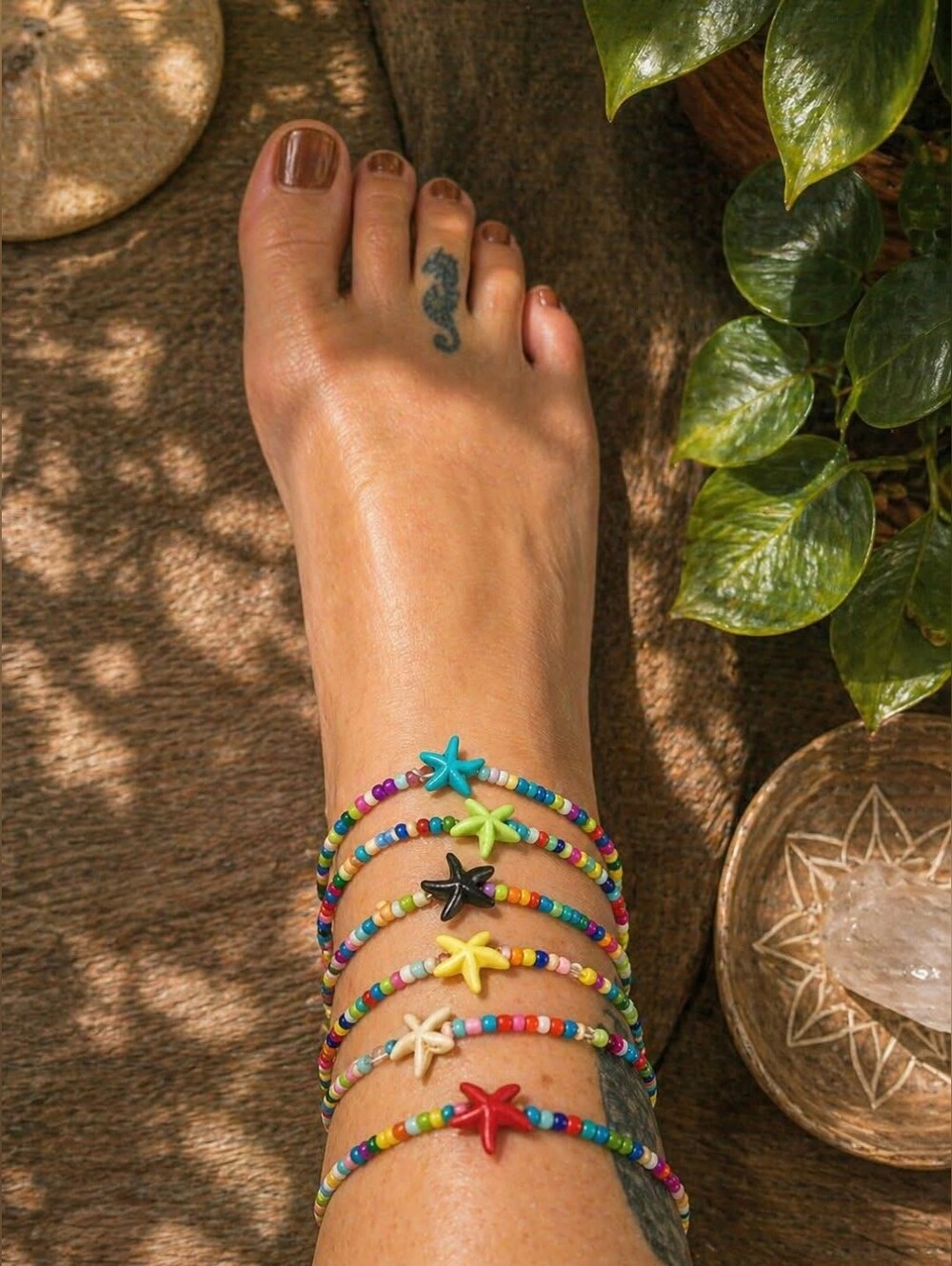 ✨ Coastal Starfish Anklets ✨